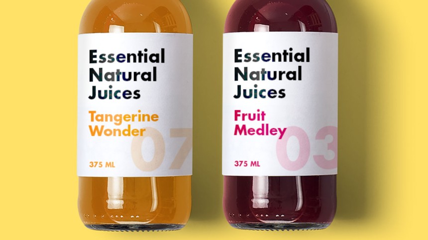 Custom printed food and beverage labels
