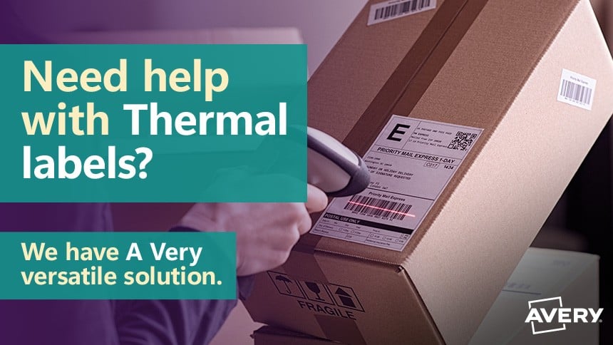 Need help with Thermal labels? We have A Very versatile solution.