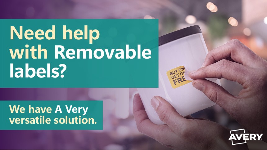 Need help with removable labels? We have A Very versatile solution.
