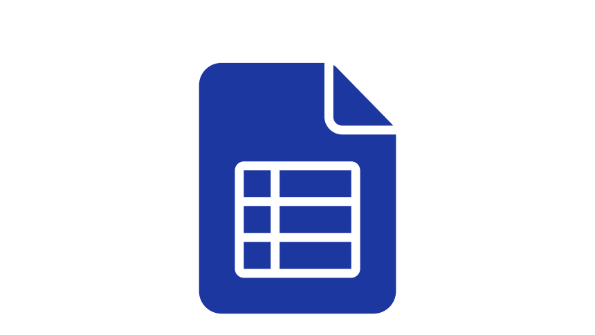 DPO Icon blue Excel mail merge