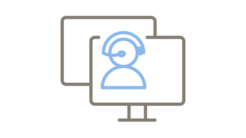 Live Chat Icon on screens