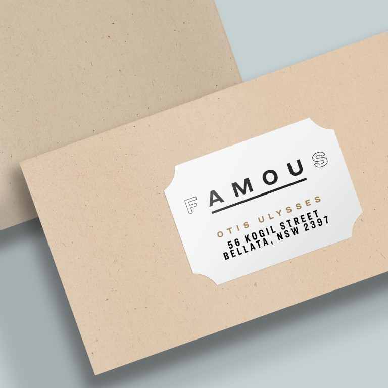 Plaque Shaped Custom Printed Labels & Stickers | Avery
