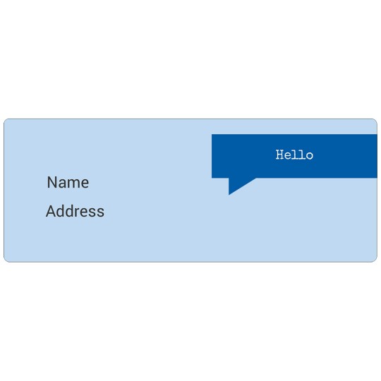Hello There - Address Labels Design