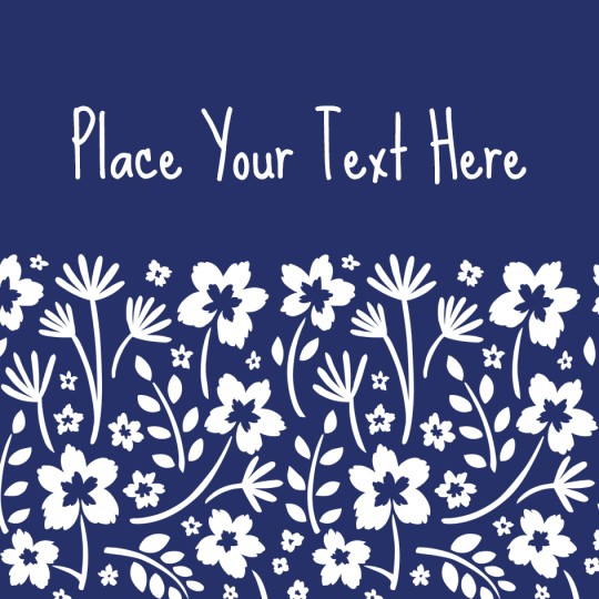 Avery floral template design