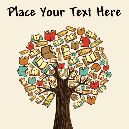 Avery book tree template design