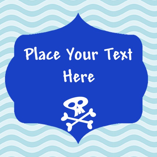 Avery pirate template design