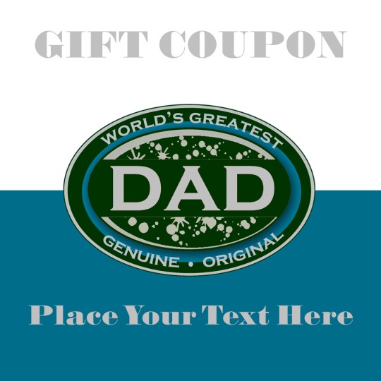 Avery Coupon Template designs for Father's Day