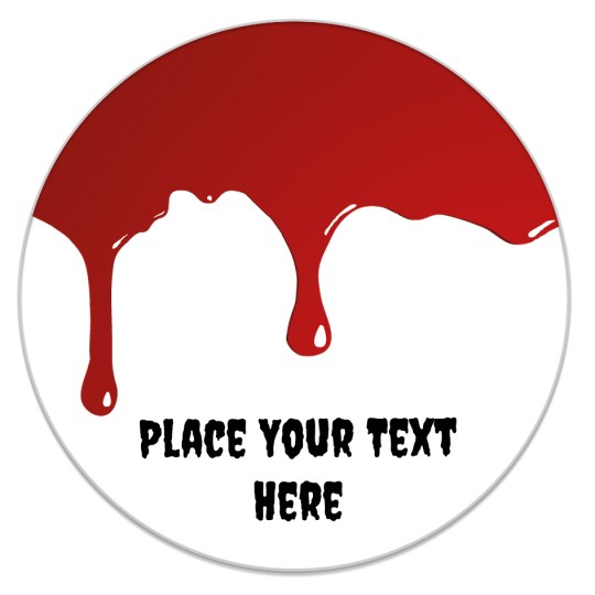 Avery Bloodied Halloween Template Design