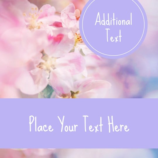 Avery Floral Template design for Mother's Day