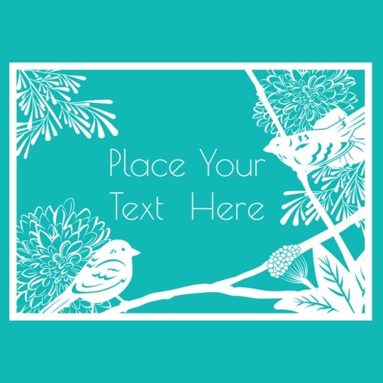Avery Song Bird Template design for Mother's Day