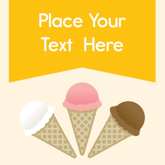 Avery Ice Cream Template design
