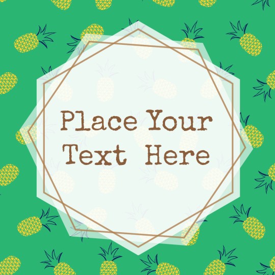 Avery Pineapple Template design