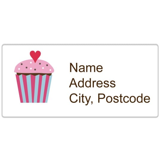 Avery Valentines Cupcake Template Design