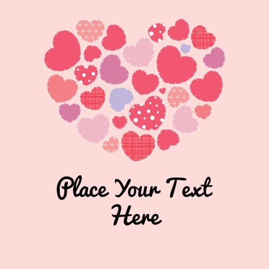 Avery Heart of Hearts Valentines Template Design