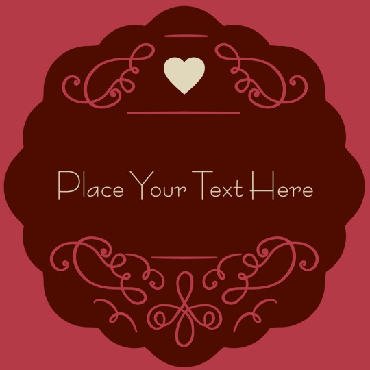 Avery Love Themed Template Design