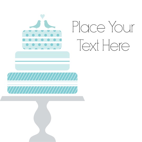 Avery Wedding Cake themed Template design