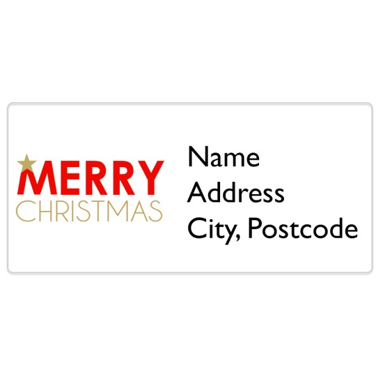 Merry Christmas Avery Template designs for Christmas