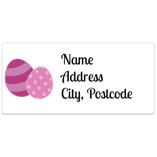 Easter Egg Template Design for Avery Design & Print