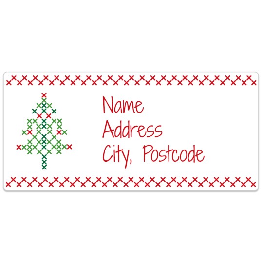 Cross Stitch Xmas Avery Template designs for Christmas