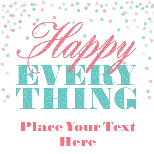 Happy Everything Avery Template designs for Christmas