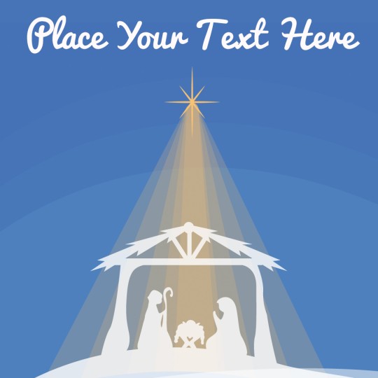 Holy Night Avery Template designs for Christmas