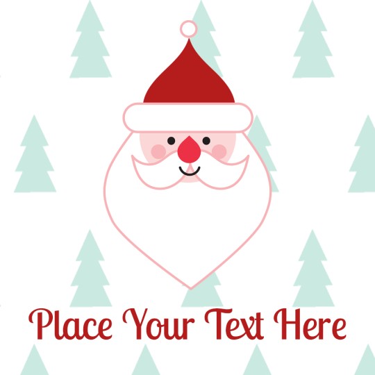 Jolly Santa Avery Template designs for Christmas