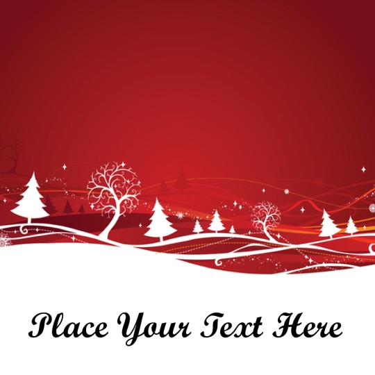 Red Forest Avery Template designs for Christmas