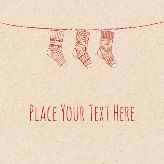 Tiny Stockings Avery Template designs for Christmas