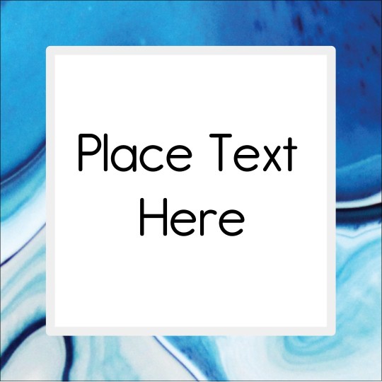 Blue Swirl Template Design