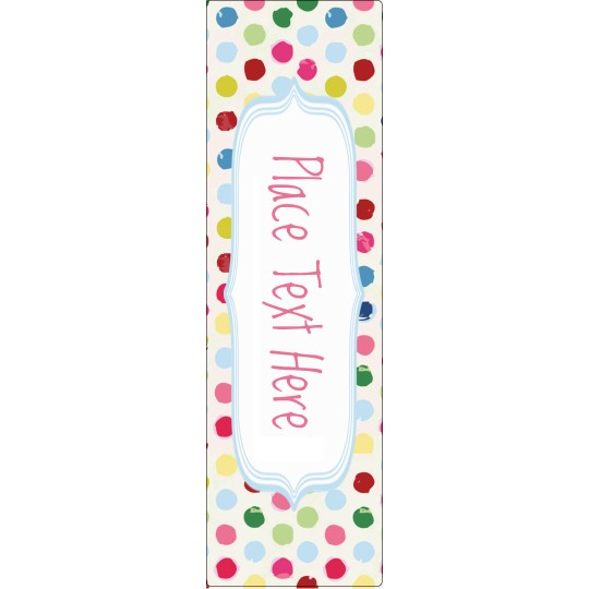 Polka Lever Arch Filing Label Template