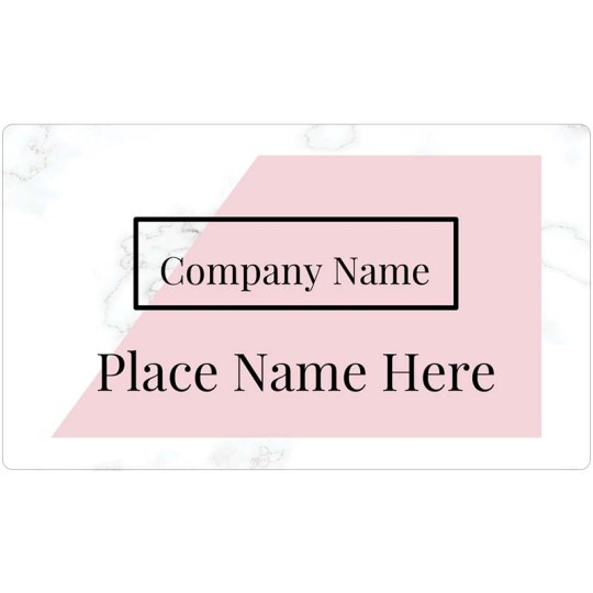 Name Badge & Name Tag Templates - Marble