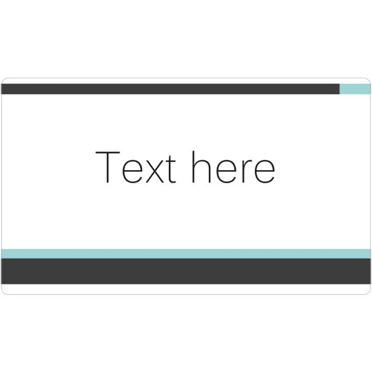 Name Badge & Name Tag Templates - Clean Lines