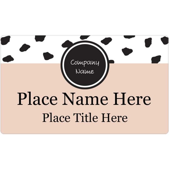 Name Badge & Name Tag Templates - Messy Dots