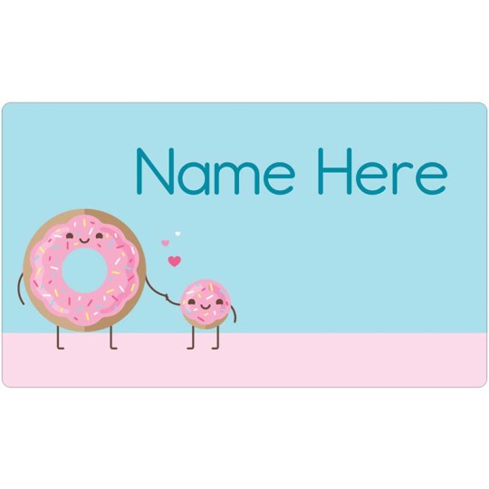 Name Badge & Name Tag Templates - Donut Fun