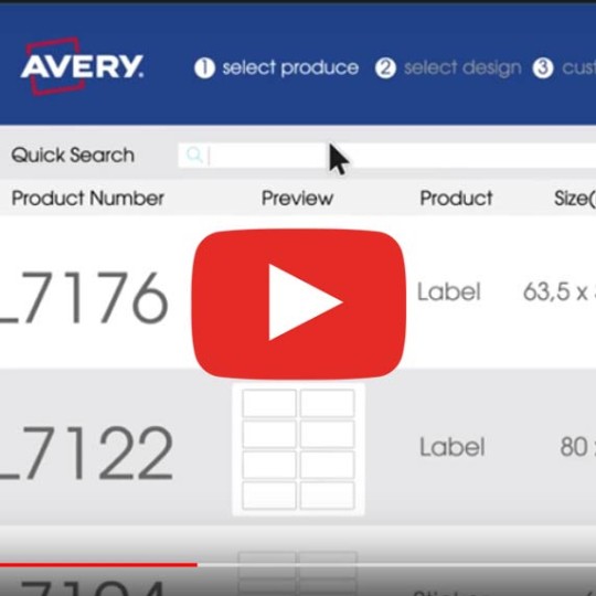 Avery Design and Print Online Video