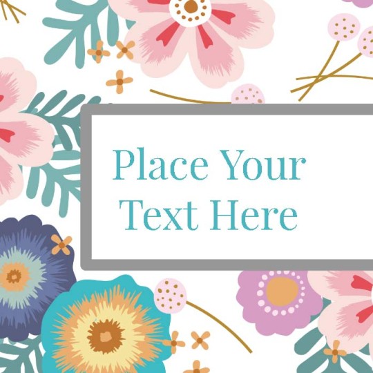 Avery Floral Template