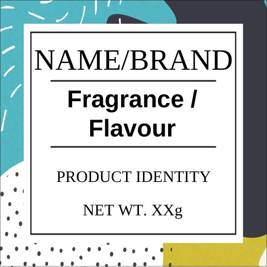 Product Label Template