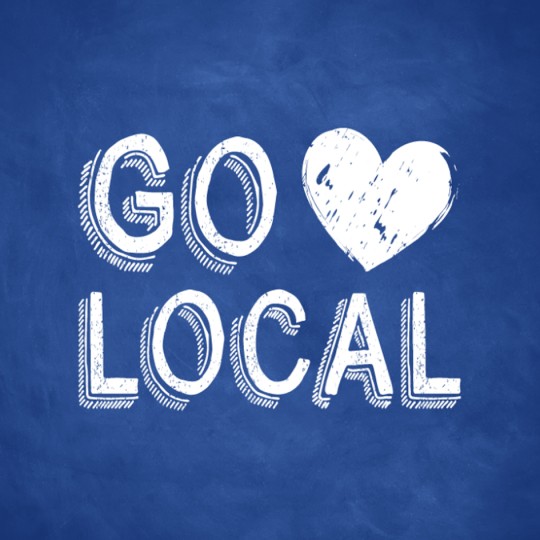 Go Local sticker design
