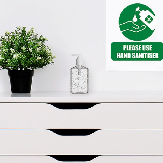 Please use hand sanitiser