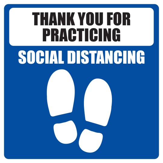 Thank you For Social Distancing