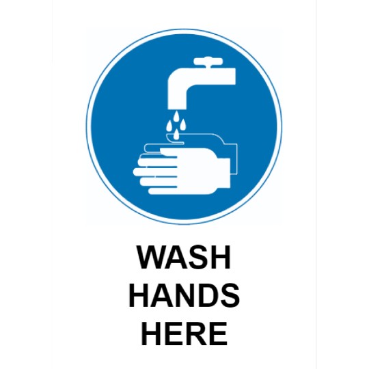 Wash Hands Here