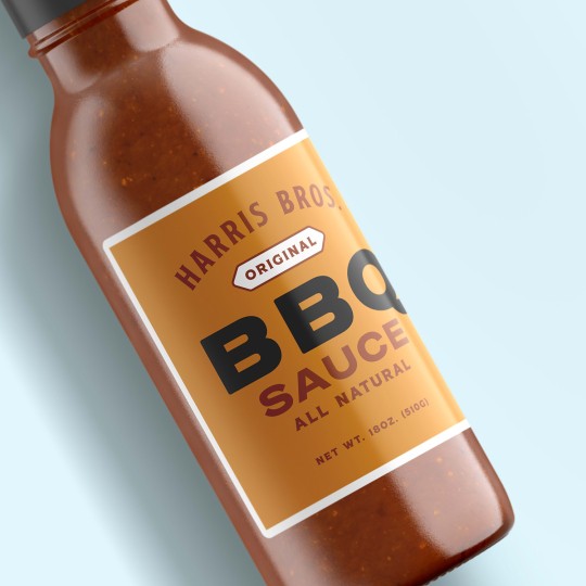 Custom printed bottle labels