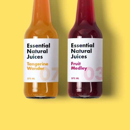 Custom printed food and beverage labels