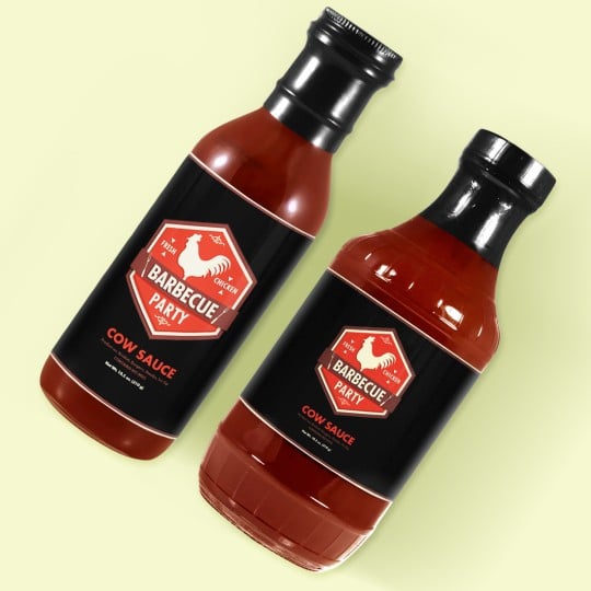 Custom printed food and beverage labels