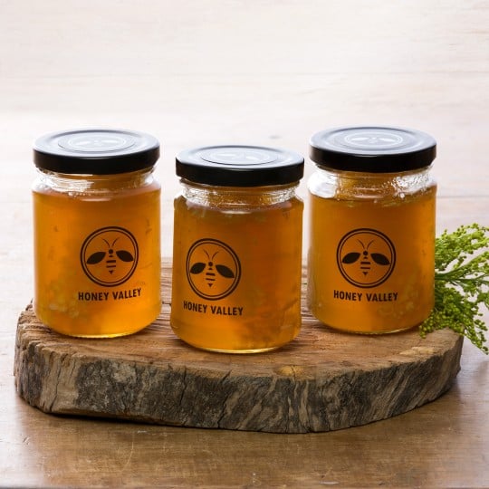 Custom printed honey labels