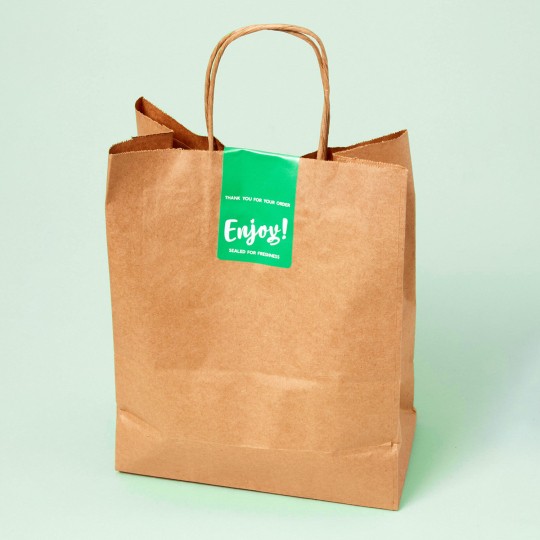 Custom printed packaging labels