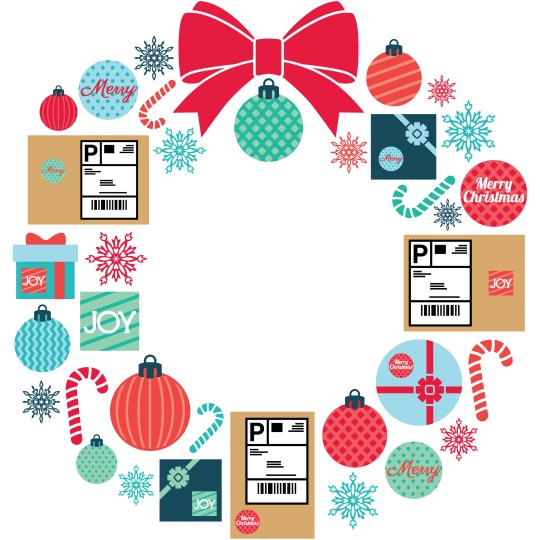 Christmas Shipping Labels