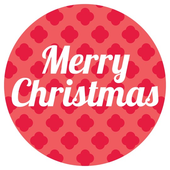 Christmas - Round - Labels