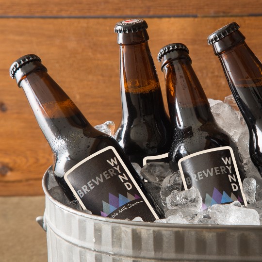 Custom printed beer labels