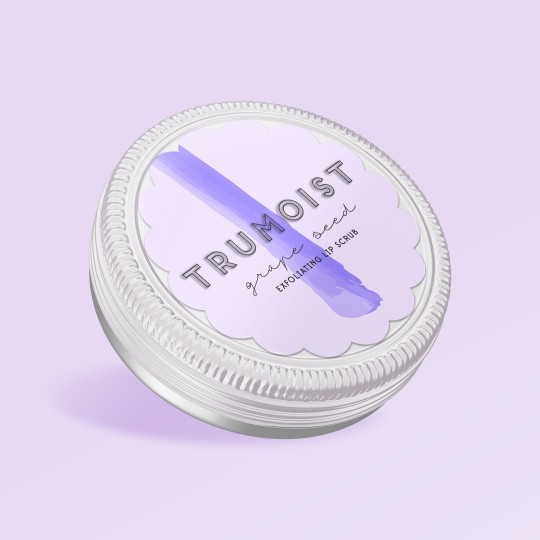 Custom printed scalloped labels